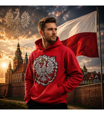 Bluza z kapturem ORZEŁ W SERCU